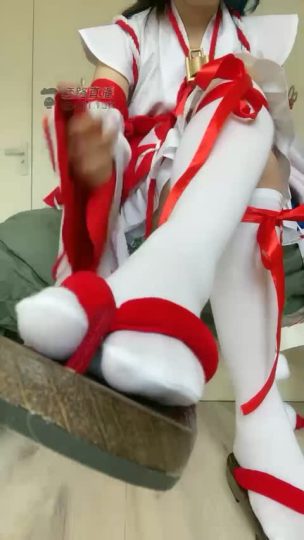 清清Sama Cos 巫女服 木屐 寸止-青萍女尊资源分享平台